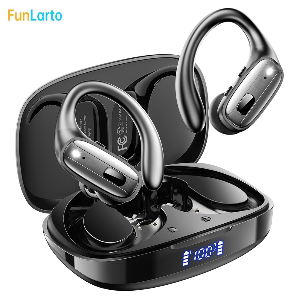 Open Ear Air Conduction Headphones - 스포츠 블루투스 5.3 헤드폰 무선 이어버드