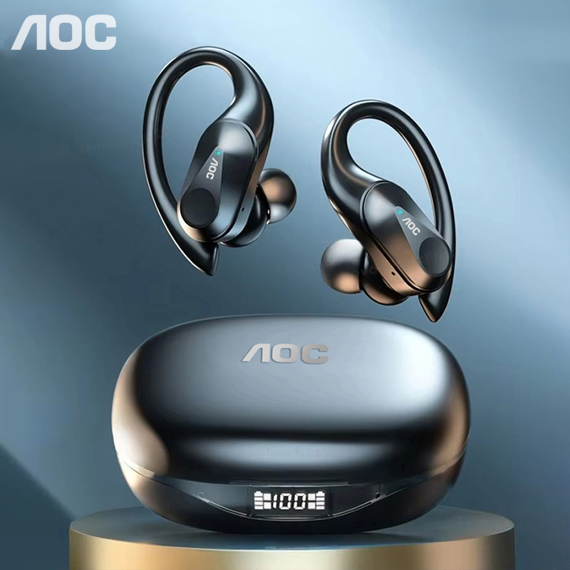Type C Wired Earphones With Mic - 초이스 AOC 스포츠 헤드셋 무선 블루투스