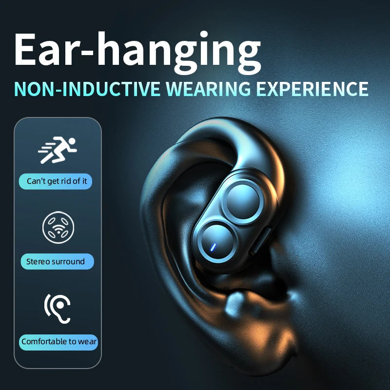 무선 블루투스 헤드폰 풀 오픈 헤드셋 공기 전도 이어훅 - Open Ear Air Conduction Headphones 리뷰 및 가격