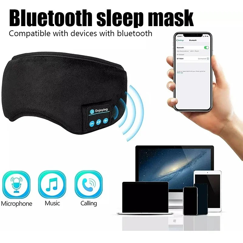 3D 아이 마스크 블루투스 헤드폰 음악 수면 헤드밴드  - Sleep Mask Headphones Bluetooth 리뷰 및 가격
