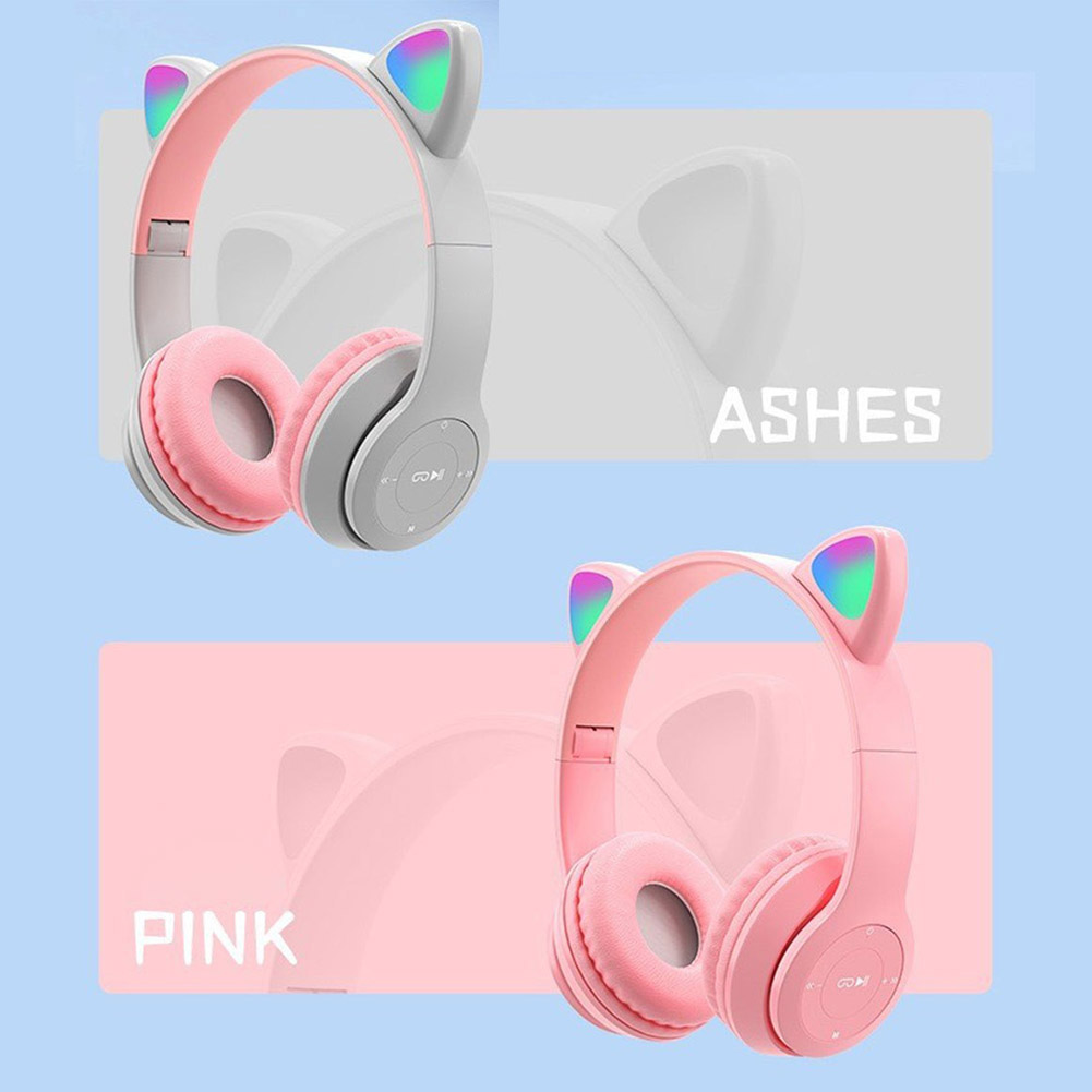 귀여운 고양이 귀 블루투스 헤드폰 LED 라이트 플래시 - Cat Ear Bluetooth Headset Led 리뷰 및 가격