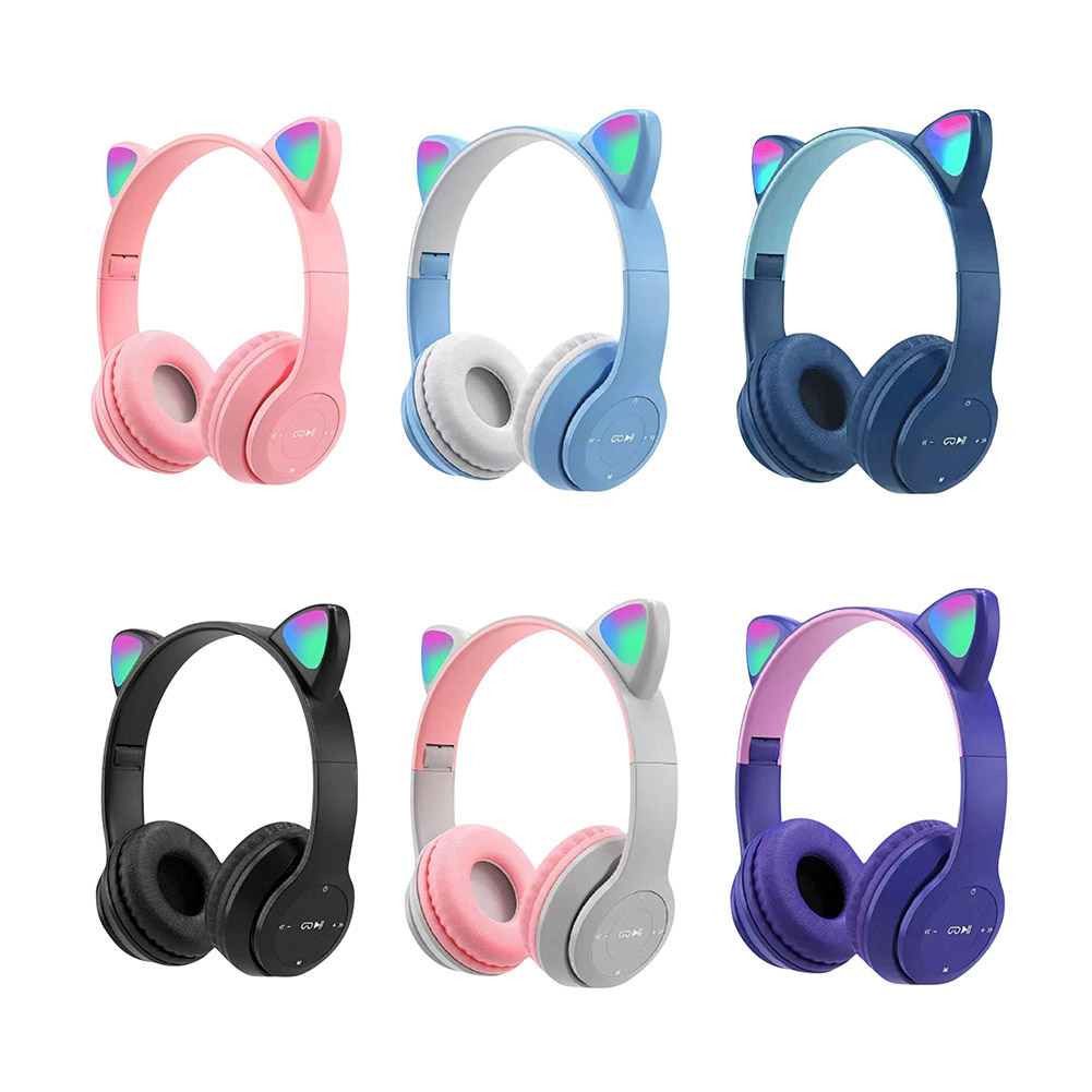 귀여운 고양이 귀 블루투스 헤드폰 LED 라이트 플래시 - Cat Ear Bluetooth Headset Led 리뷰 및 가격