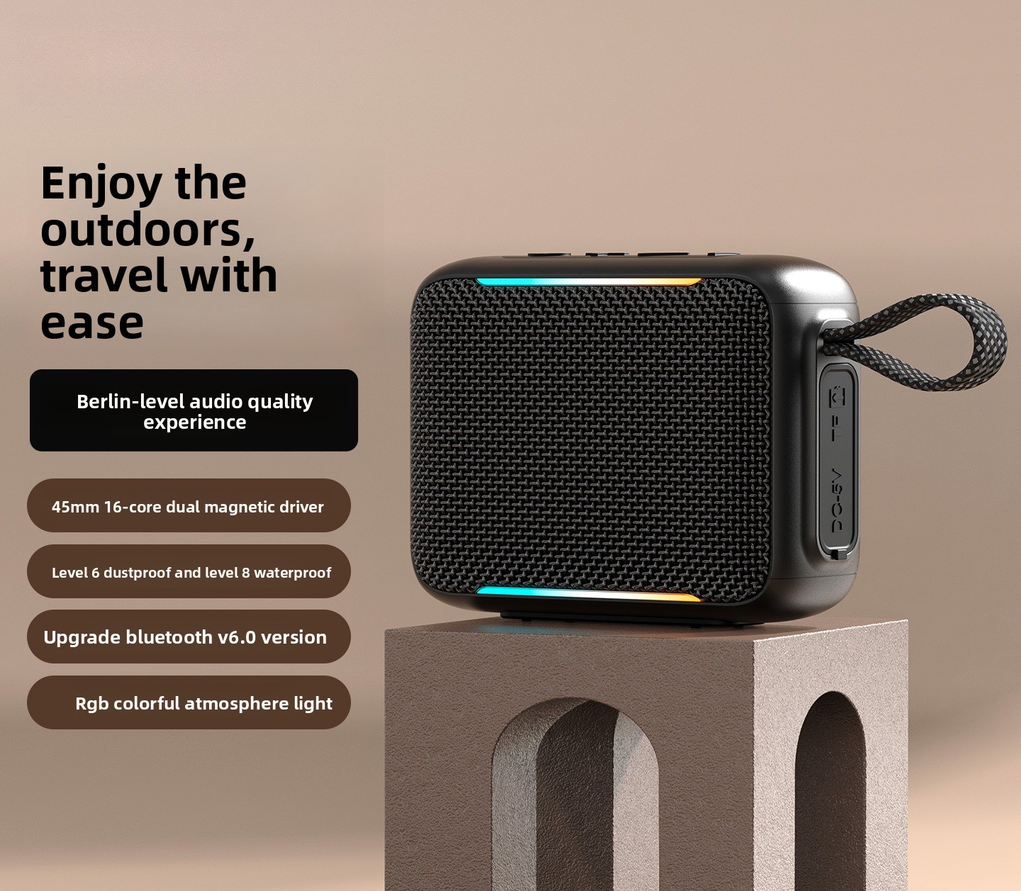 새로운 야외 방수 휴대용 블루투스 베이스 스피커 IPX - Portable Bluetooth Speaker Waterproof Ipx7 리뷰 및 가격