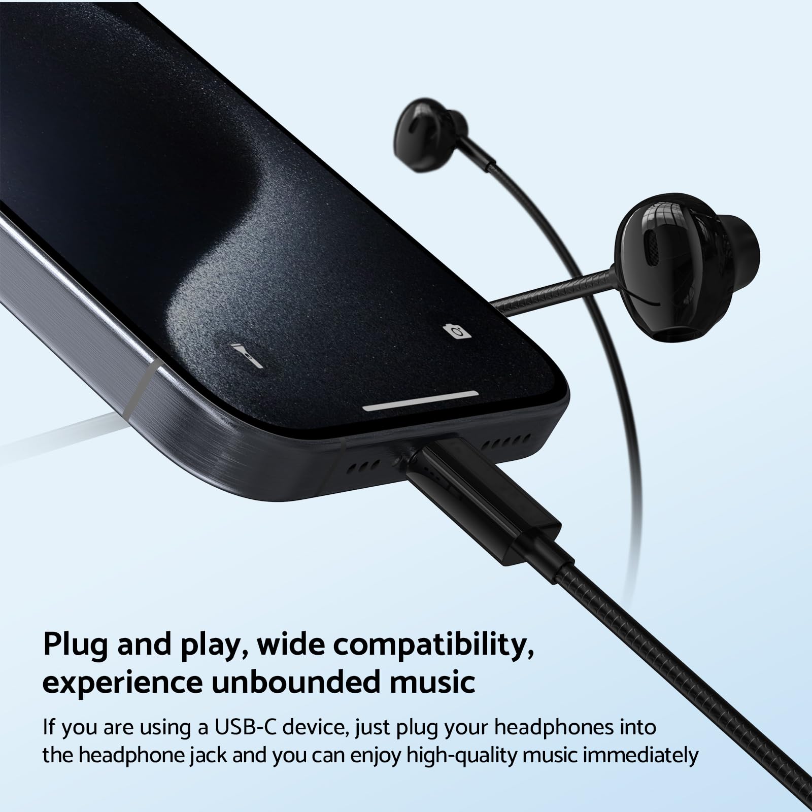 9D 베이스 스테레오 타입 C 및 3.5mm 헤드폰 볼 - Type C Wired Earphones With Mic 리뷰 및 가격