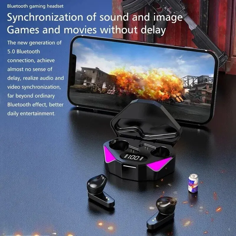 TWS 무선 Bluetooth 5.3 헤드셋 LED 디 - Gaming Headset With Mic Rgb 리뷰 및 가격