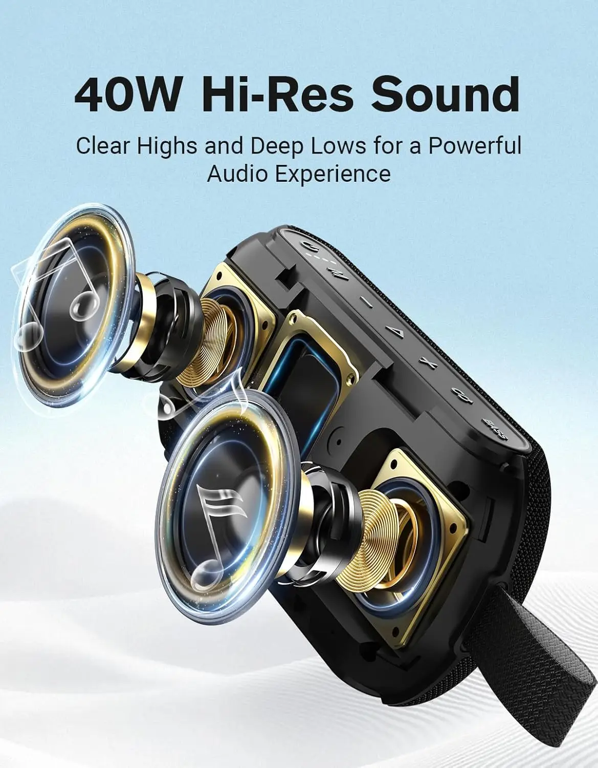 OHAYO 40W 무선 휴대용 블루투스 스피커, IPX - Portable Bluetooth Speaker Waterproof Ipx7 리뷰 및 가격